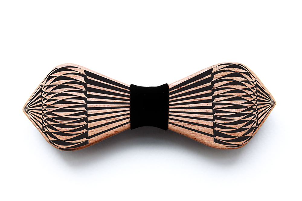 Wood Bow Tie | Bow Tie | Reversible Model D | DLS