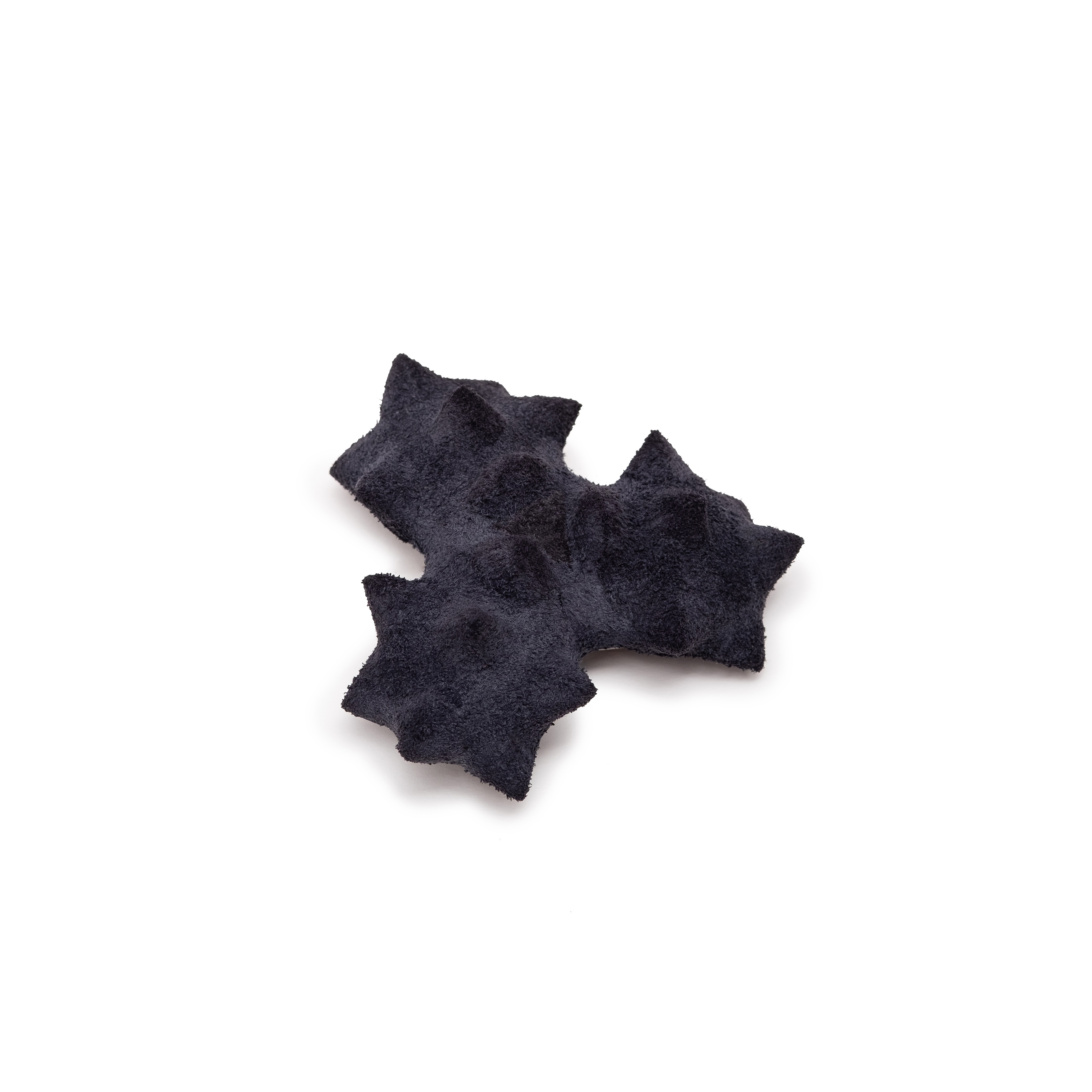 Superorder ′triangle′ leather brooch