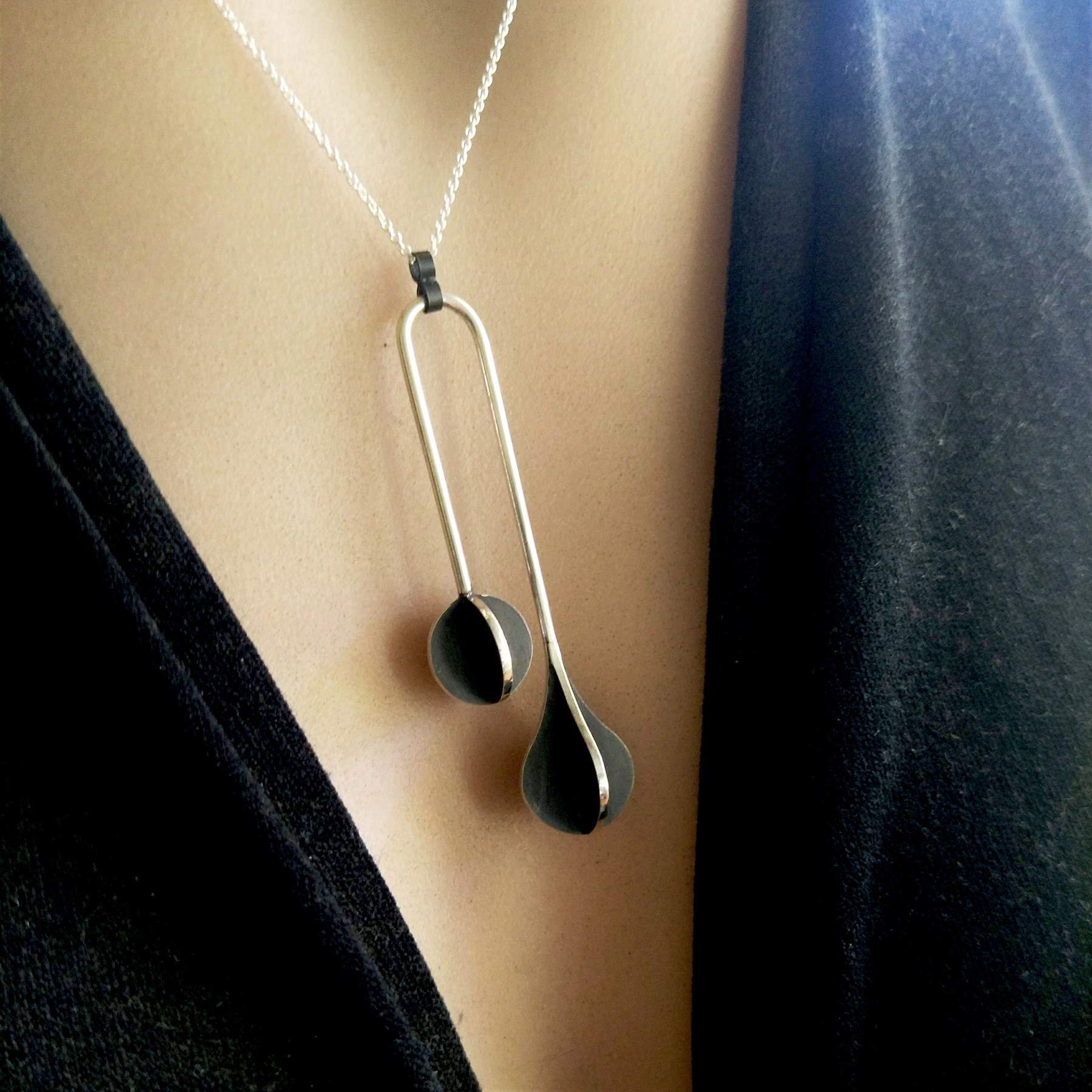 Pod + Orb Arched Necklace/ X-series