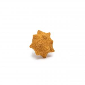 Superorder yellow leather brooch